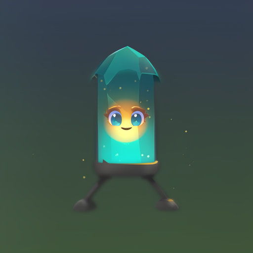 Crystal lantern from the base Ideogram model